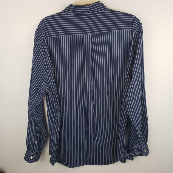 Chaps Striped Long Sleeve Shirt Size L - Picture 3 of 4
